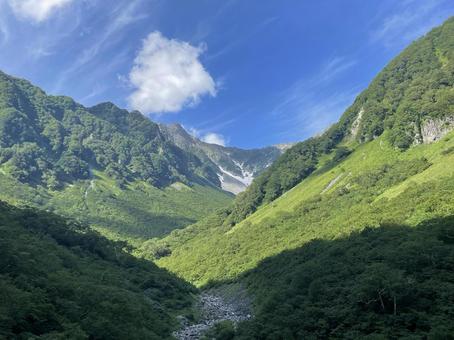 涸沢から横尾 1 涸沢から横尾 1の写真