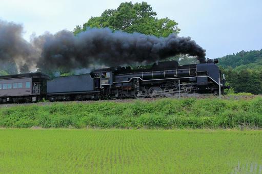 SL山口号_徳佐 6 SL山口号_徳佐 6 sl,山口号,鐵道の写真素材