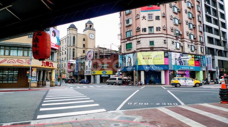 台北市街地 台湾,台北,外国の写真素材