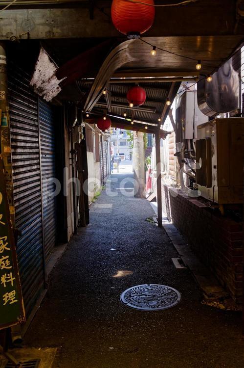 昭和レトロな商店街イメージ素材 商店街,ノスタルジー,レトロの写真素材