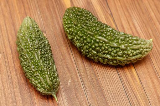 もぎたて新鮮ゴーヤ01 もぎたて新鮮ゴーヤ01の写真