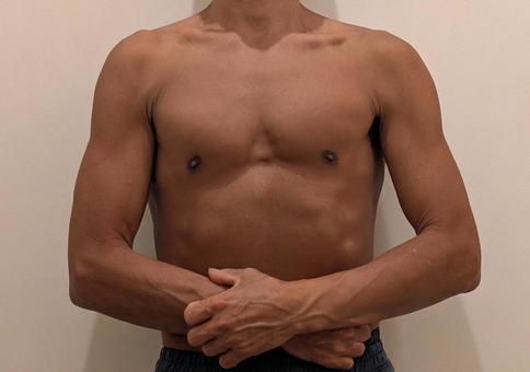 細マッチョ20 細マッチョ20 細マッチョ,男性,筋肉の写真素材