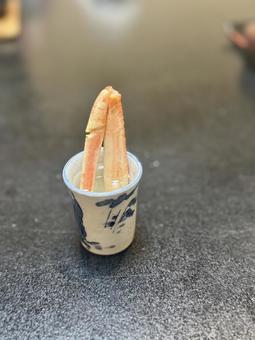 カニのお酒 カニ,蟹,お酒の写真素材