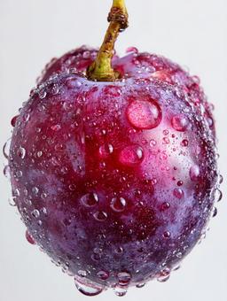 紫色のぶどうの粒 紫色のぶどうの粒の写真