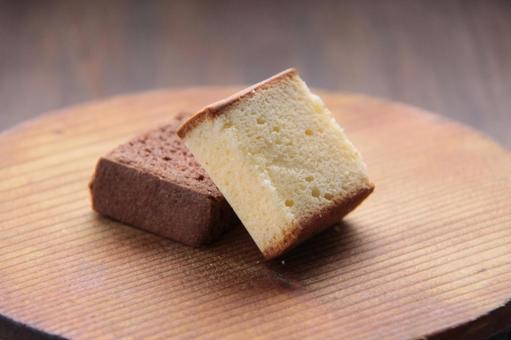 スポンジ菓子 洋菓子 スポンジ菓子 洋菓子 スポンジ菓子,洋菓子,おやつの写真素材