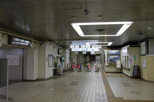 京成電鉄、東成田駅、改札口 京成電鉄,東成田線,東成田駅の写真素材