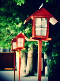 神社にて。 神社にて。の写真