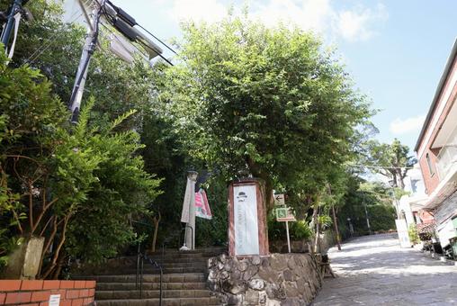 グラバー坂 グラバー園入口 グラバー坂 グラバー園入口 グラバー通り,長崎,坂の写真素材