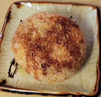 焼きおにぎり 手作り,自家製,おむすびの写真素材