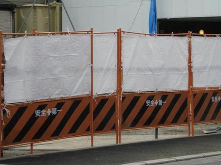 街中の工事現場 工事,工事中,工事現場の写真素材