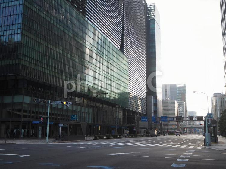 日本橋の街並み（東京都・中央区） 日本橋,街並み,中央区の写真素材