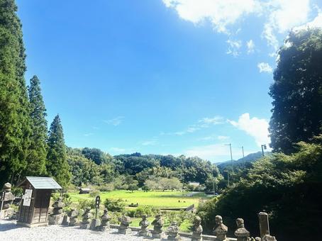 空と石像 空と石像の写真