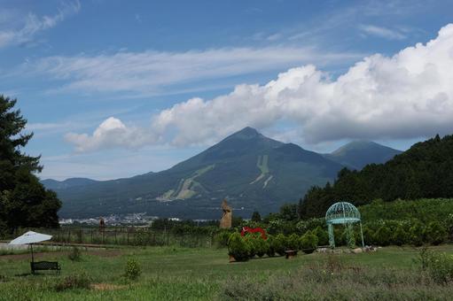 磐梯山 磐梯山 磐梯山,会津,猪苗代の写真素材