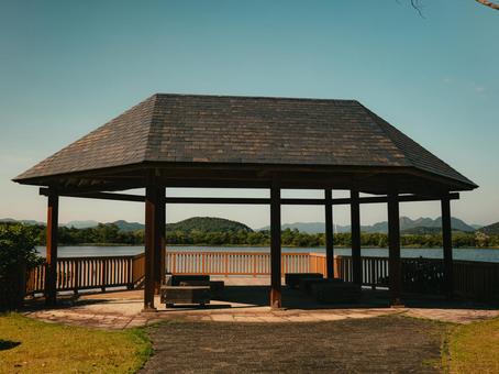 きらら浜自然観察公園 きらら浜自然観察公園,湖,海の写真素材