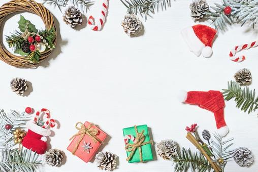 クリスマスフレームの写真