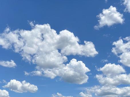 Photo, vacía, cielo de verano, tiempo, 
