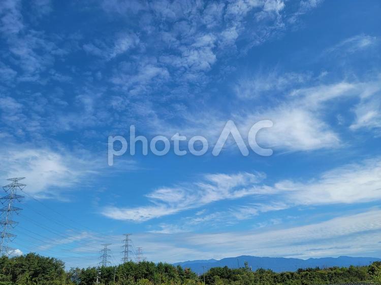 秋空 イメージ,太陽,晴天の写真素材