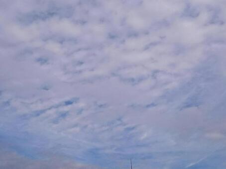 青空と雲 青空と雲の写真