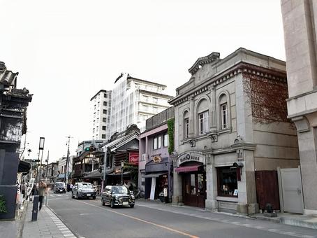 川越のレトロな街並み 川越のレトロな街並み 埼玉県川越市仲町,レトロ,街並みの写真素材