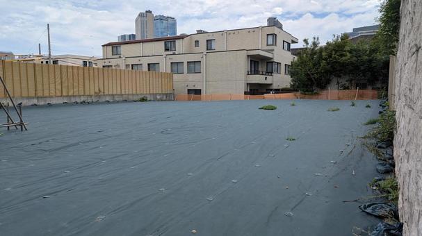高級住宅街の空き地 高級住宅街の空き地 空き地,住宅街,更地の写真素材