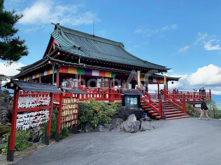 鬼押出し園　浅間山観音堂 鬼押出し園,鬼押出し,鬼押出の写真素材