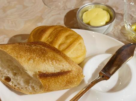 パンとバター パンとバターの写真