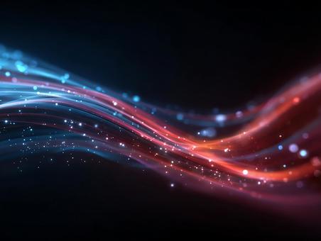 デジタルアートの抽象的な波 デジタルアートの抽象的な波の写真