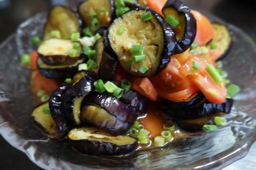 Photo, tomato, eggplant, marinated, 