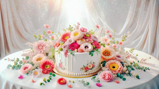 ウェディングケーキ ウェディングケーキの写真