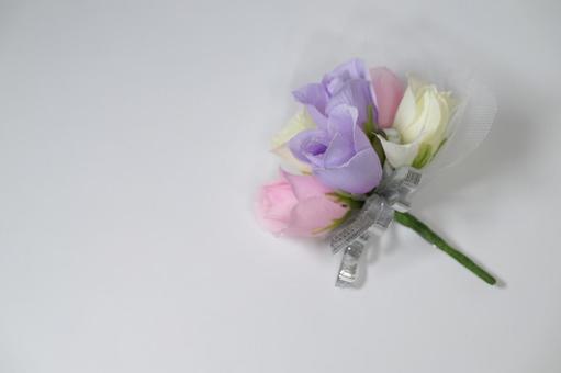 小さな造花のブーケ 小さな造花のブーケの写真