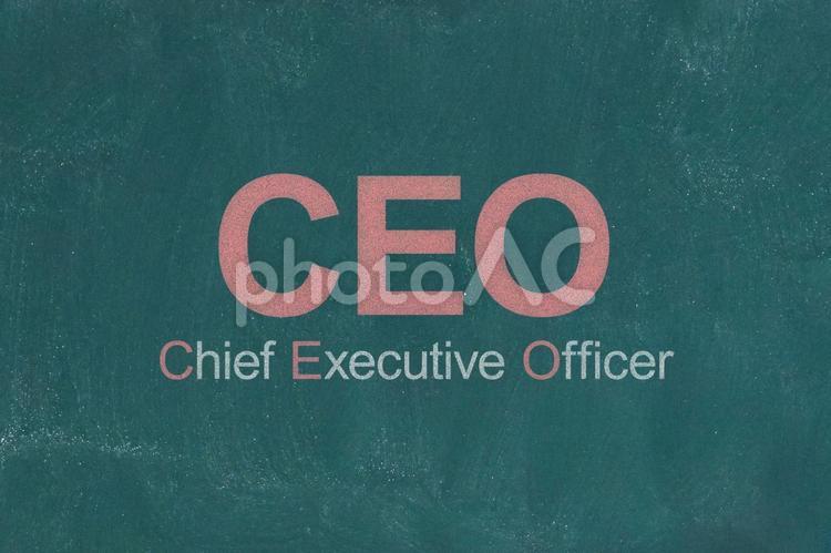 ビジネスで使う略語【CEO】 ceo,シーイーオー,chiefの写真素材