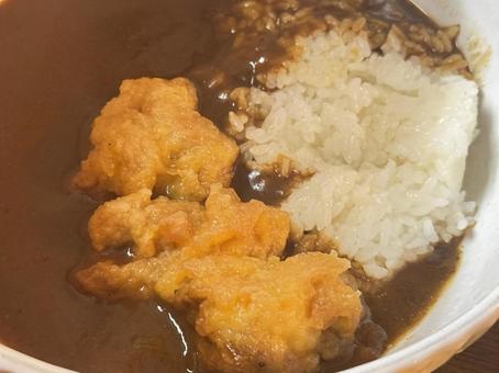 唐揚げカレー 唐揚げカレーの写真