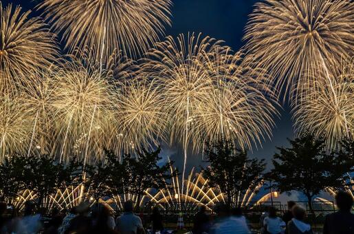 長岡まつり大花火大会 長岡まつり,大花火大会,花火の写真素材