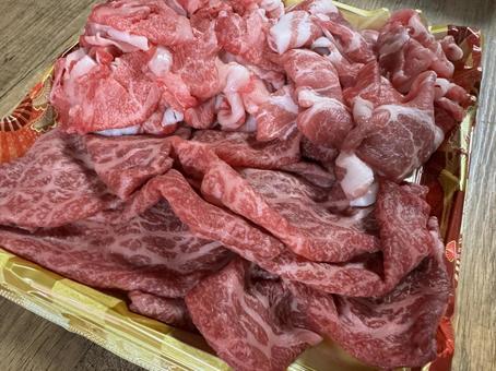 牛肉 牛肉 肉,牛肉,豚肉の写真素材