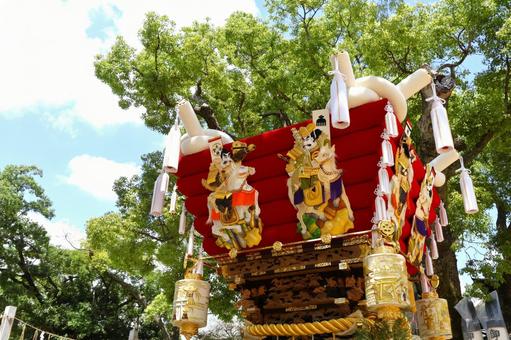 Photo, ishikiri tsurugiya shrine, ishikiri shrine, summer festival, 