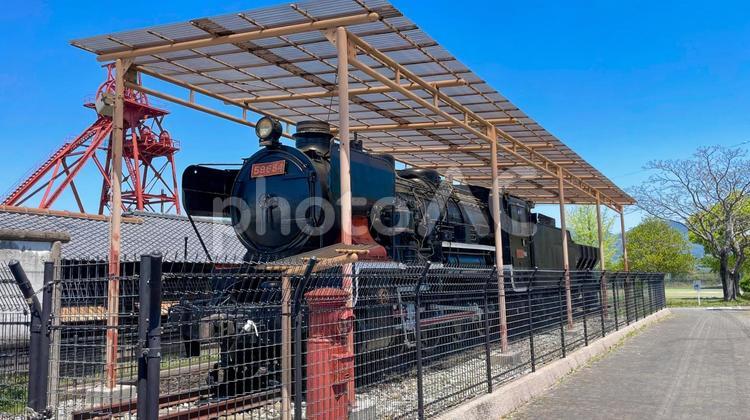 石炭輸送の蒸気機関車 蒸気機関車,石炭,鉄道の写真素材