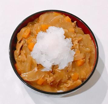 大根おろしカレー蕎麦 大根おろしカレー蕎麦の写真