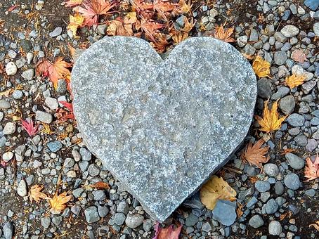 Heart-shaped stone Heart-shaped stone