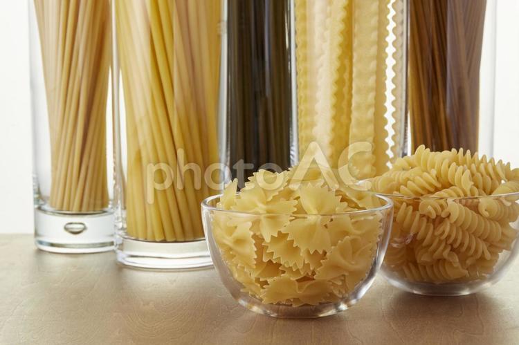 パスタ集合　パスタイメージ パスタ,集合,盛り合わせの写真素材
