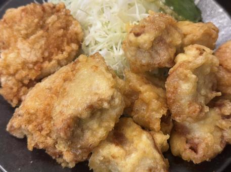 揚げ物 唐揚げ,揚げ物,美味しいの写真素材