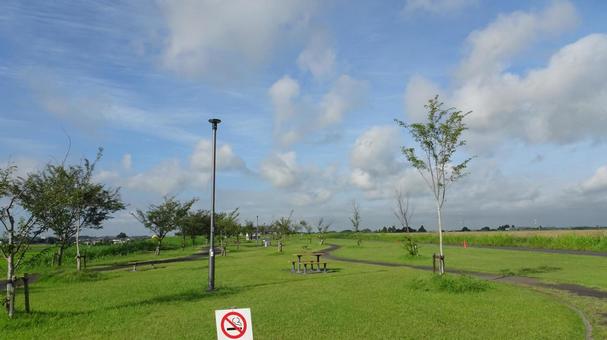 【栃木】巴波川決壊口祈念公園 【栃木】巴波川決壊口祈念公園 風景,自然,素材の写真素材