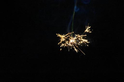 Photo, sparkler, handheld fireworks, hokkaido, 