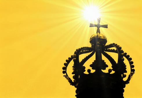 Photo, crown, sunset, sun, 