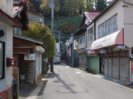 大鰐町 大鰐温泉 温泉街 青森県,大鰐町,南津軽郡の写真素材