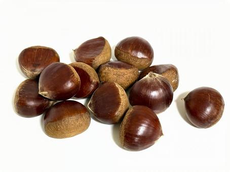 栗 栗,木の実,食べ物の写真素材