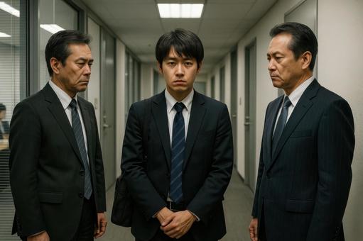 職場での無言の圧力 職場での無言の圧力の写真