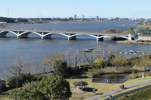 手賀沼 利根川水系 手賀沼 利根川水系 手賀沼,利根川水系,利根川水系の湖沼の写真素材