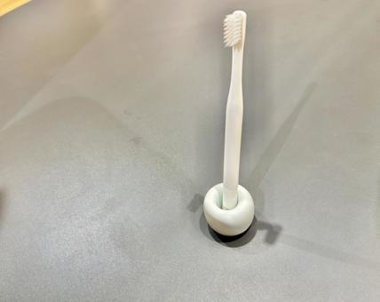 白い歯ブラシ、コピースペース 白い歯ブラシ、コピースペース 歯ブラシ,歯磨き,ブラシの写真素材