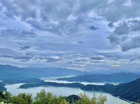 湖と空 湖と空の写真