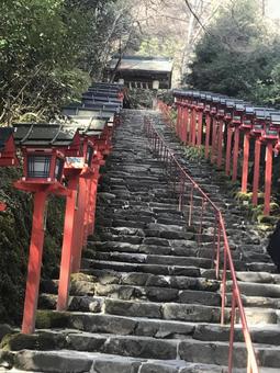 神社の階段 神社の階段の写真